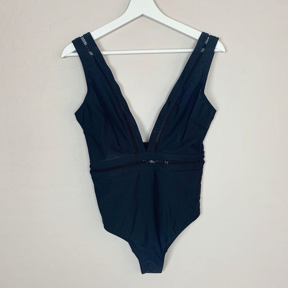 Ted Baker Black One Piece Swim Suit Size 2/6 NWT
